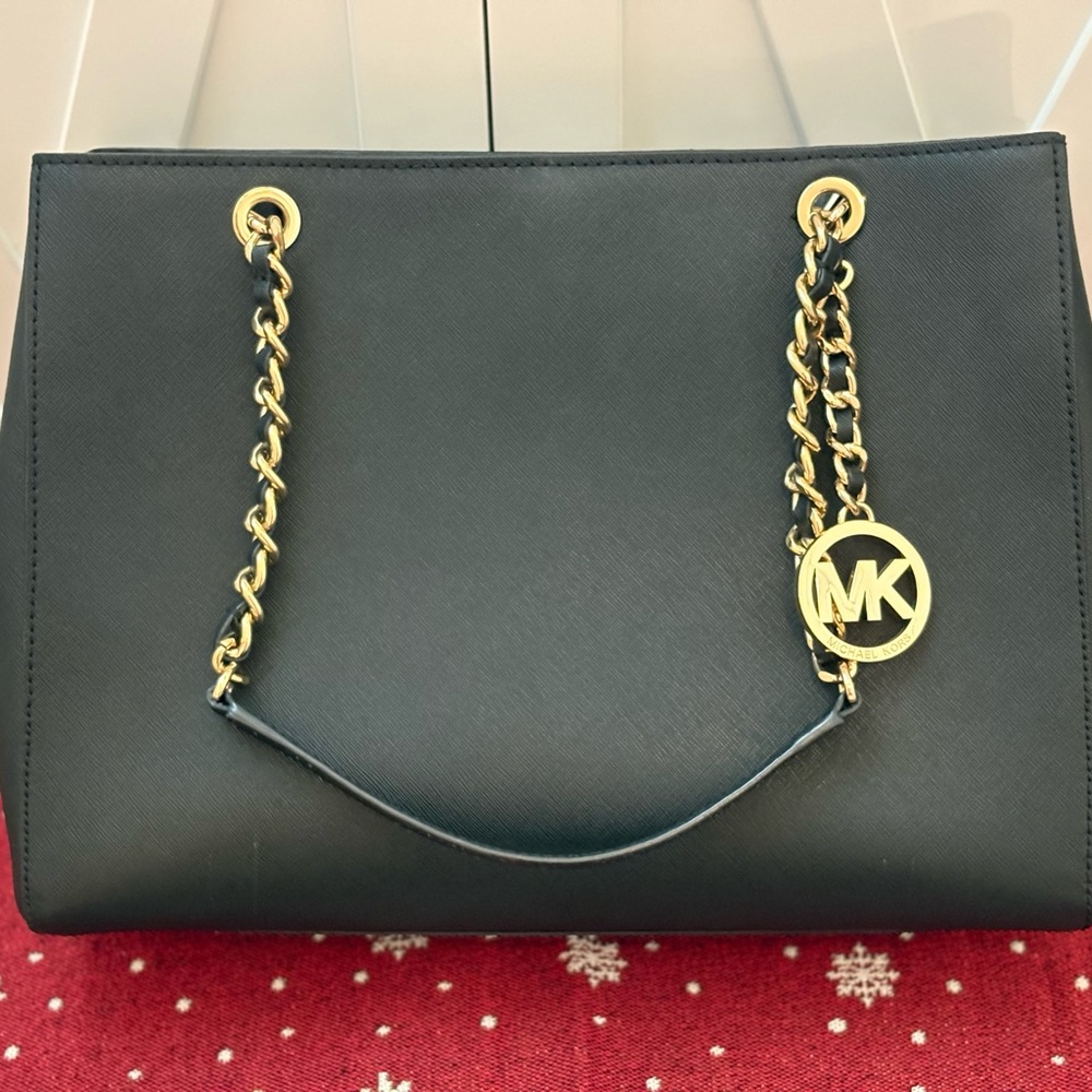 Michael Kors Leather handbag totebag purse black